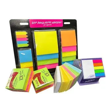 OEM kawaii 3d grid transparent sticky notes memo pads