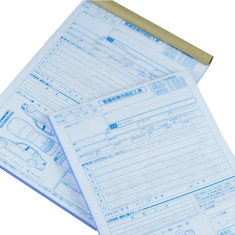Custom 3plys carbonless paper a4 computer forms