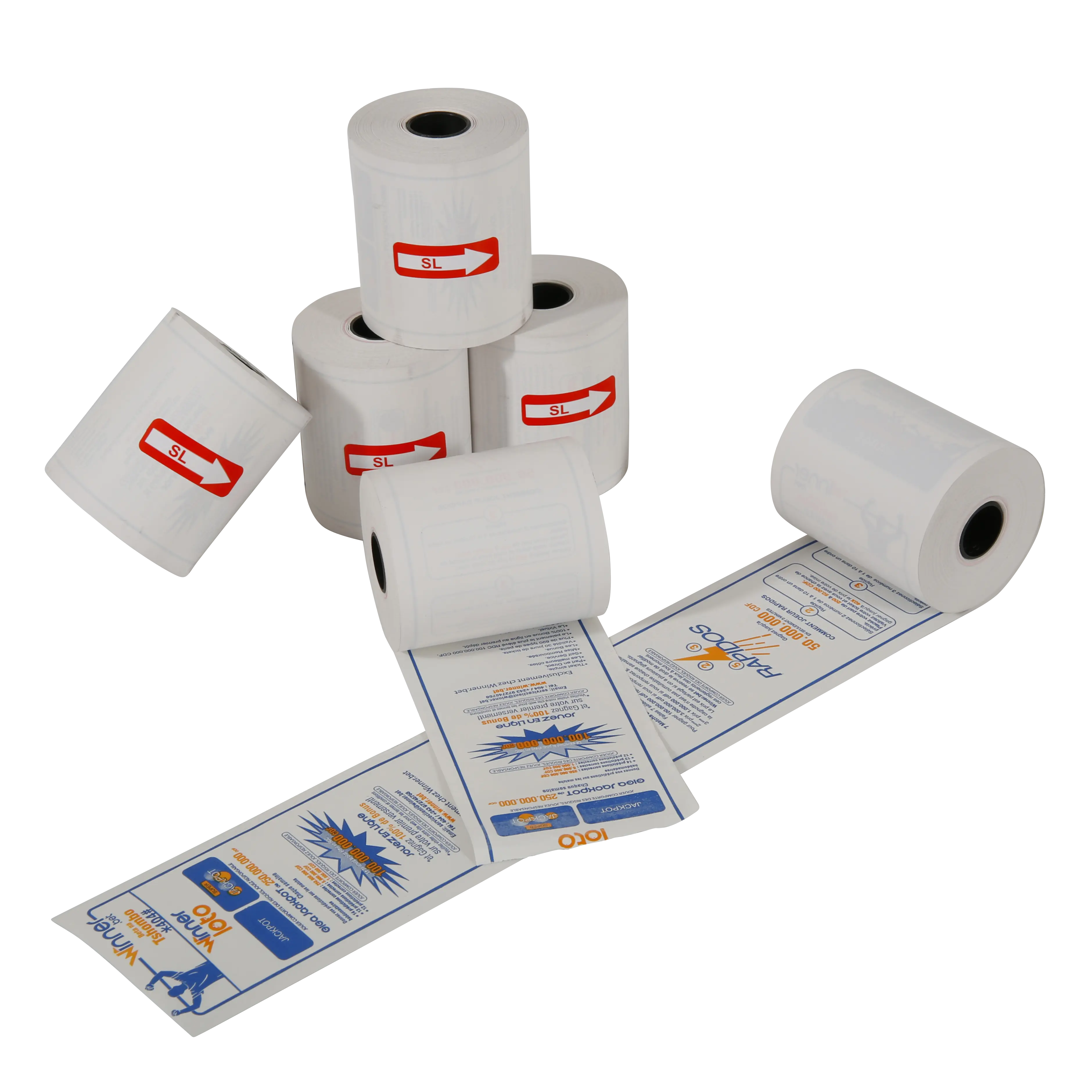 Leading Manufacturer for Thermal Paper Roll 57mm -
 3 18 x 230 atm cash register receipt roll thermal paper – Sailing