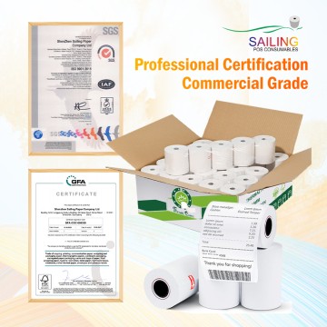 Thermal Paper Bulk Papel Termico 80X80 2 1 4 X 50 Receipt Rolls