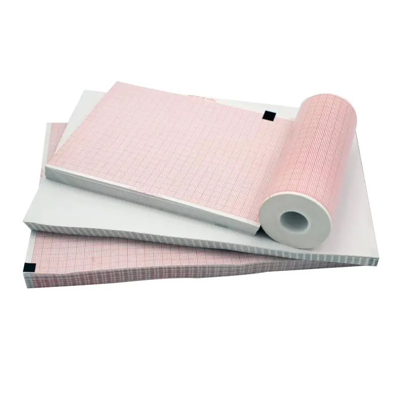 3 6 12 Channel 100mmx20m Medical Thermal Ecg Paper