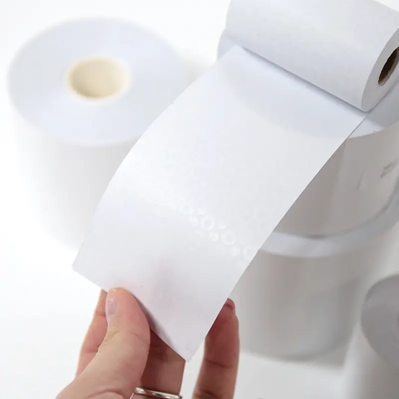 Linerless label sticks 80 mm 78mm  58mm 50mm wide
