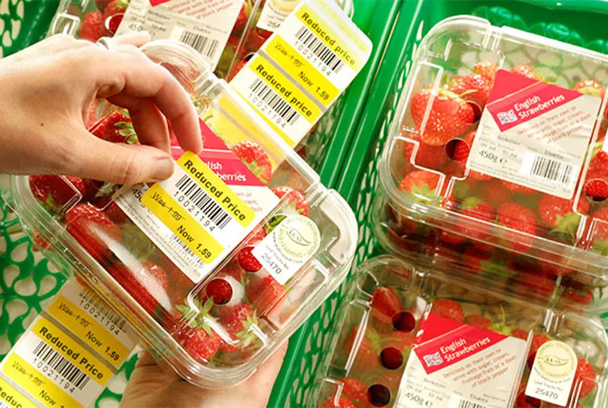 Retail barcode labels
