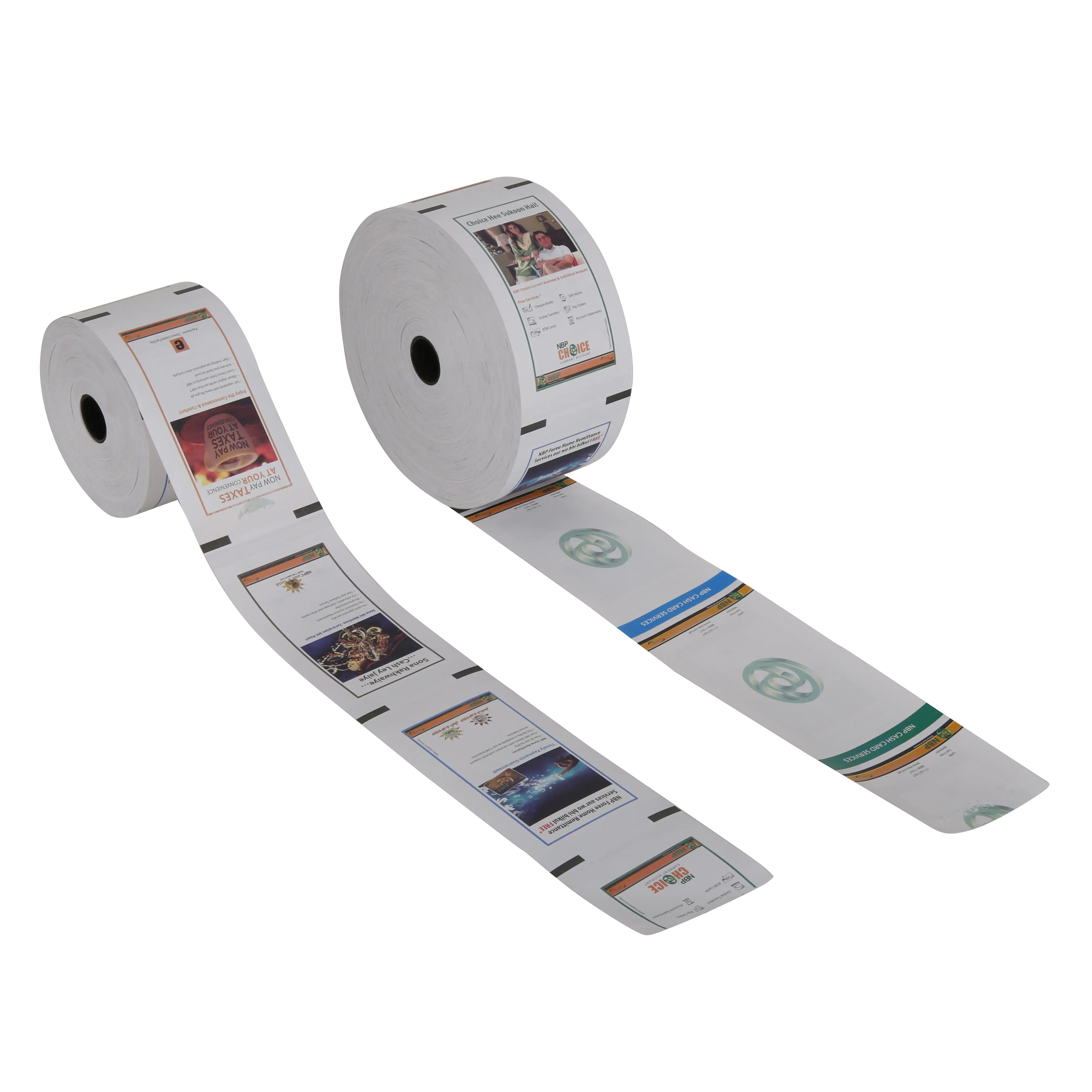 Best Price for Paper Thermal Roll -
 OEM 57mmx50mm 57mmx40mm pos atm cash register thermal paper rolls – Sailing