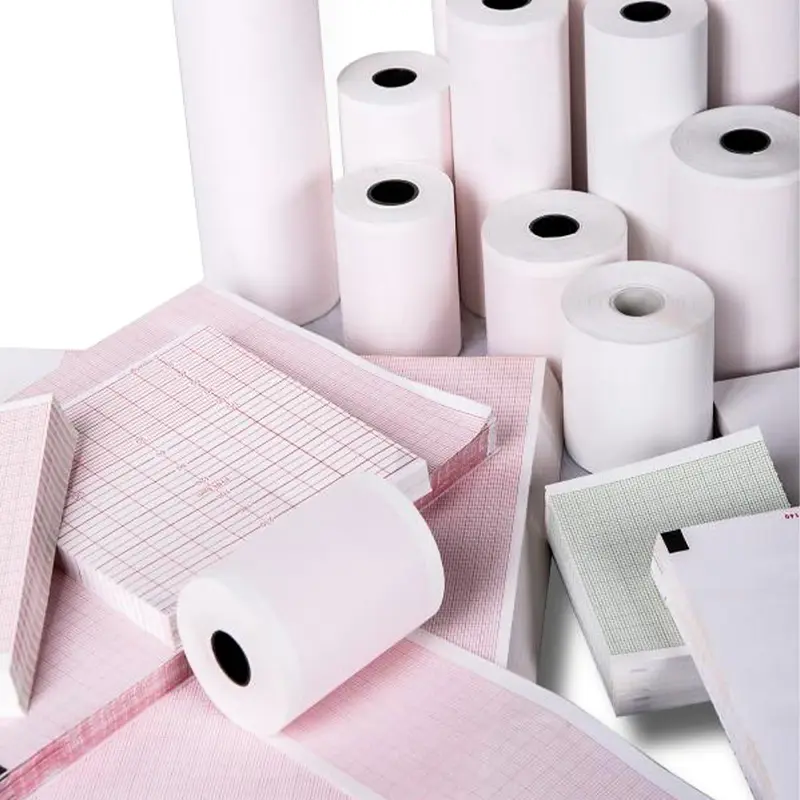 3 6 12 Channel 100mmx20m Medical Thermal Ecg Paper