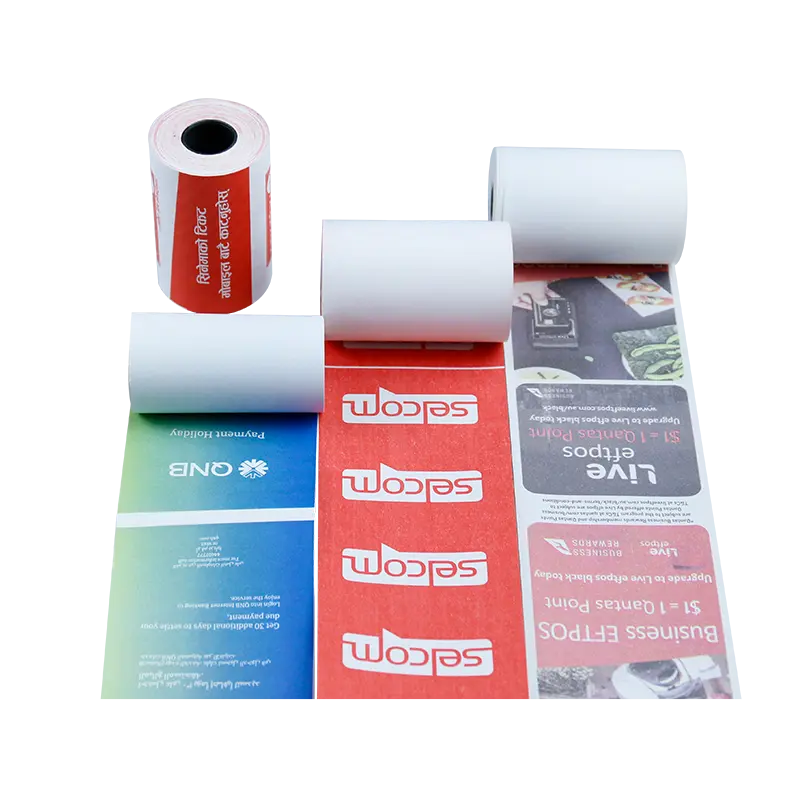Eco friendly cinema ticket atm cash register thermal paper roll