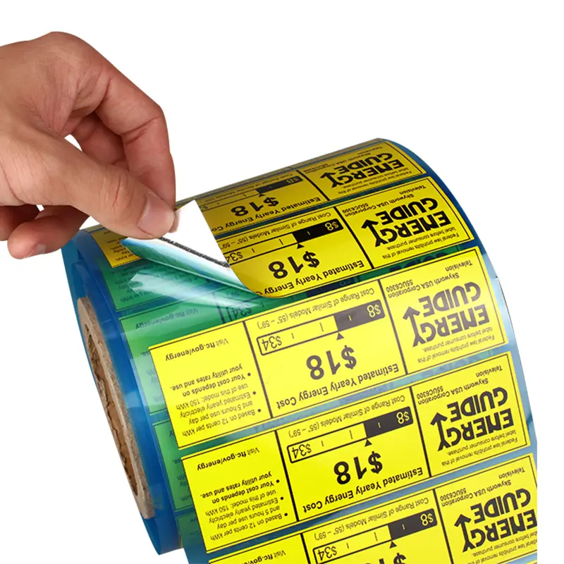 OEM Customized Barcode Printer Paper Roll -
 Packaging Sticker Electric Packing Seal Warranty Label Roll – Sailing