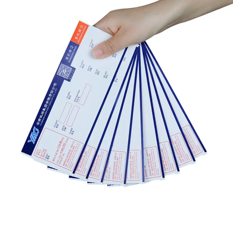 Custom Boarding Pass Security Printable Clear Flight Tickets At Airport