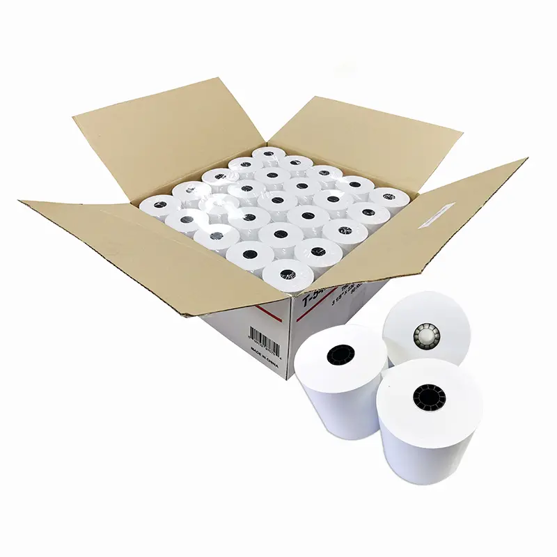 Eco friendly cinema ticket atm cash register thermal paper roll