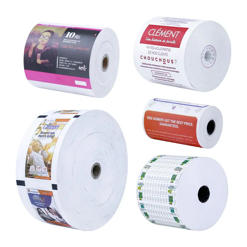 Factory wholesale Thermal Printing Paper Rolls – Thermal Paper Roll 8080 ATM Cash Register Paper – Sailing