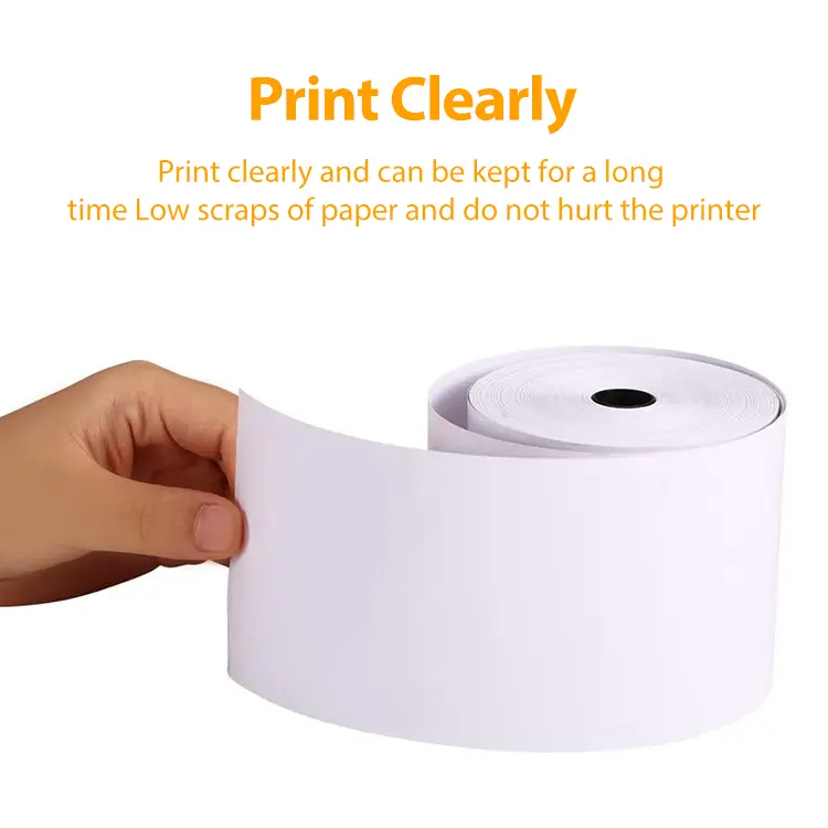Premium 48g 55g 58g 65g 70g thermal paper till rolls