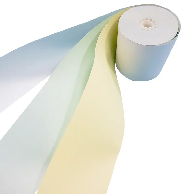 OEM 3 plys continuous computer form sheets ncr carbonless paper