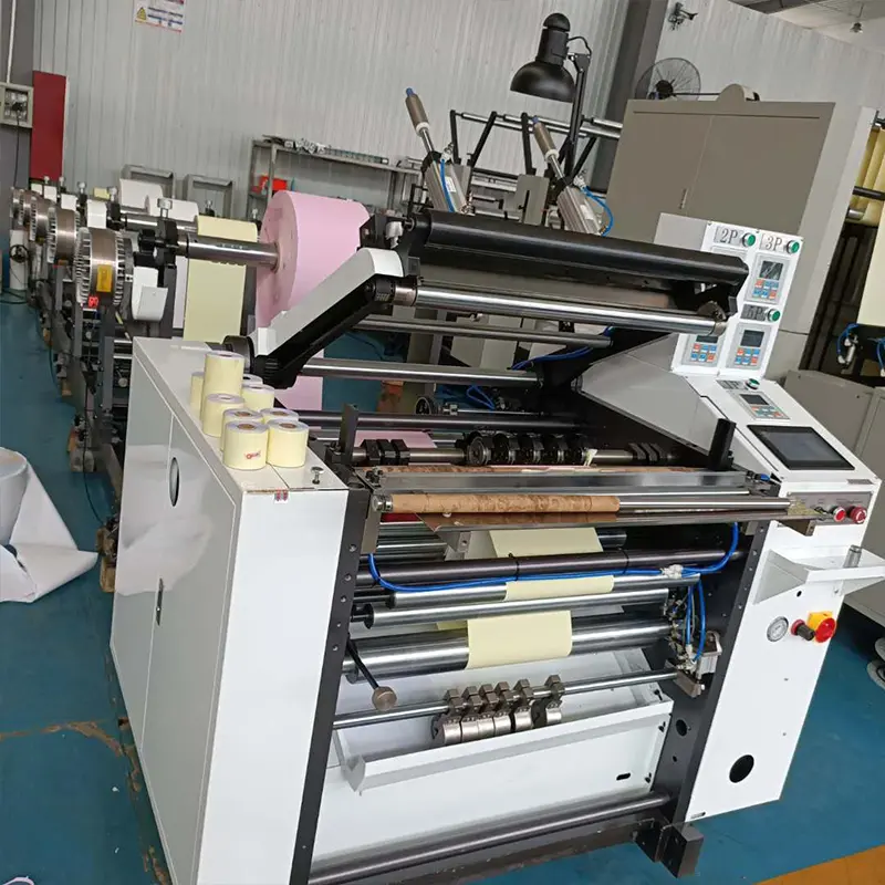 Cash Register Paper Roll Slitting Machine Supplier High Precision Automatic