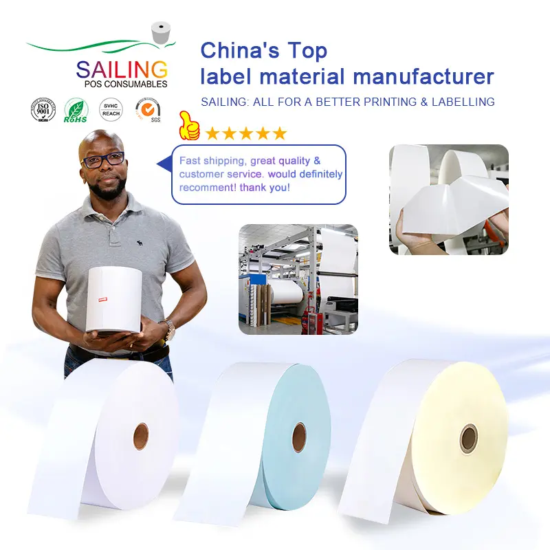Matte Coated Paper Suppliers Printing Smooth Adhesive Sticker