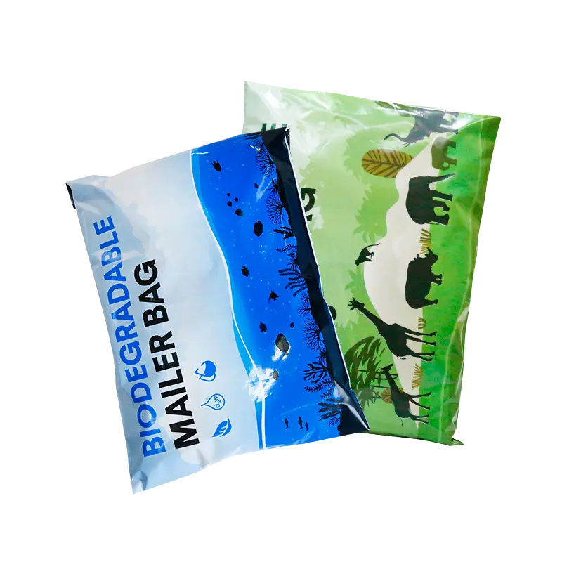 Eco friendly biodegradable 10″x13″ packaging poly mailer bags
