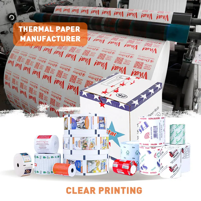 Pos Paper Roll Suppliers 58Mm Receipt For Cash Register