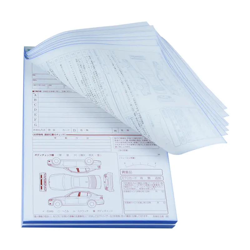 Custom 3plys carbonless paper a4 computer forms