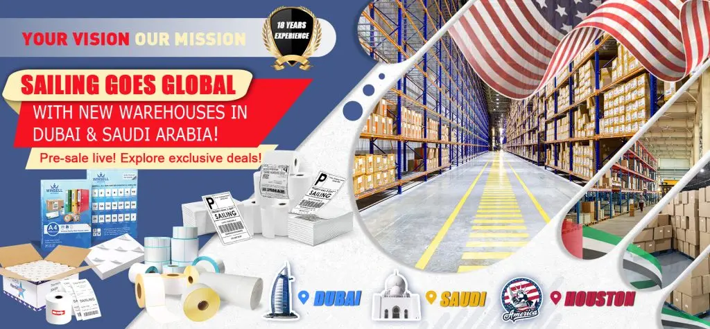 Sailing goes global with new warehouses in Dubai & Saudi Arabia！