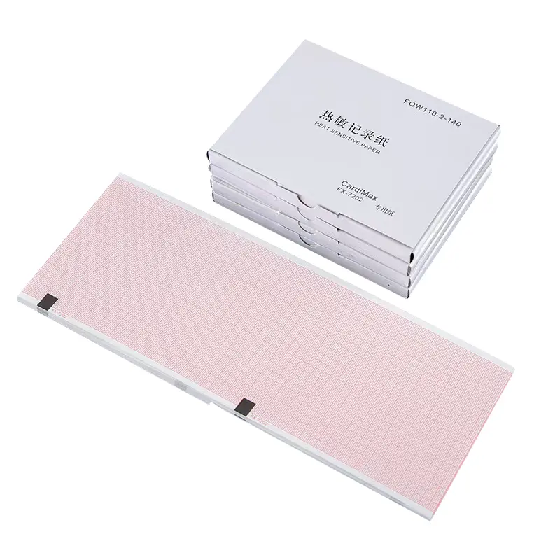 3 6 12 Channel 100mmx20m Medical Thermal Ecg Paper