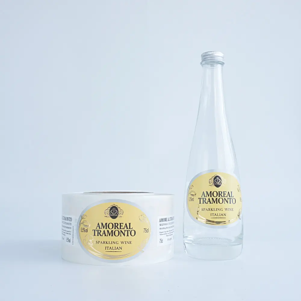 Professional China Candle Private Label -
 Custom Adhesive Waterproof Printing Clear Transparent Vinyl Sticker Bottle Label – Sailing