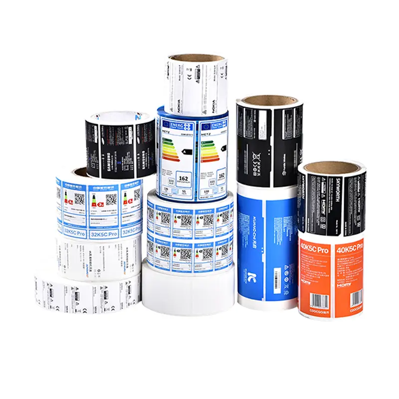 Chinese Professional Sticker Label Printing -
 Factory custom dumb silver heat resistant electrical label stickers – Sailing