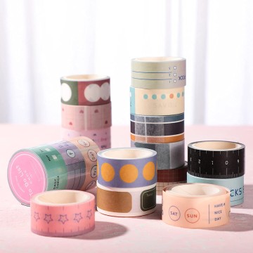 OEM personalized kawaii cute masking decoration Washi paper tape set
