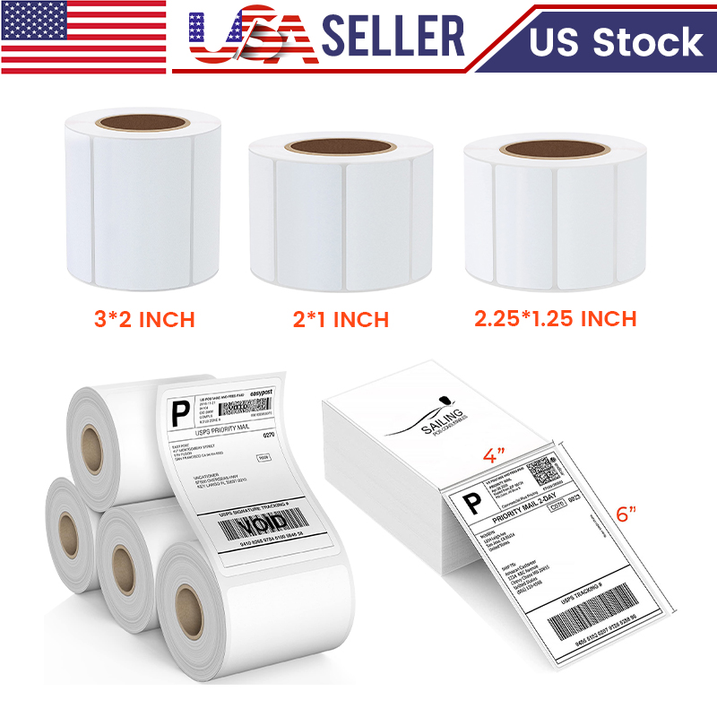 Thermal Label Maker Eco Friendly Direct Barcode Color Roll