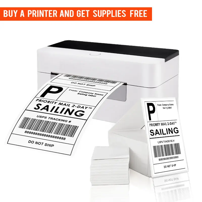 Manufacturer Thermal Printer 4X6 Portable Printing Blank Labels