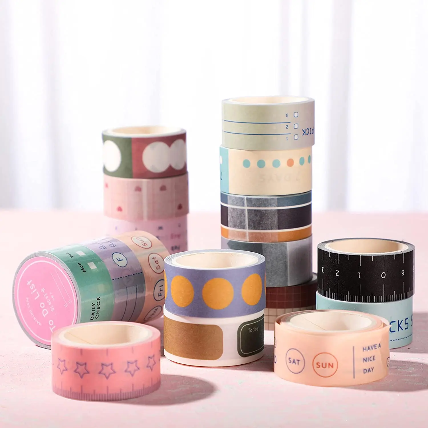 OEM personalized kawaii cute masking decoration Washi paper tape set
