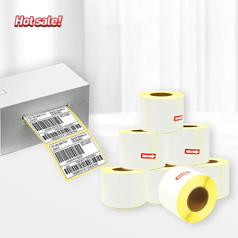 Hot sell 4"x6" A6 Thermal Sticker Adhesive Blank Shipping Label