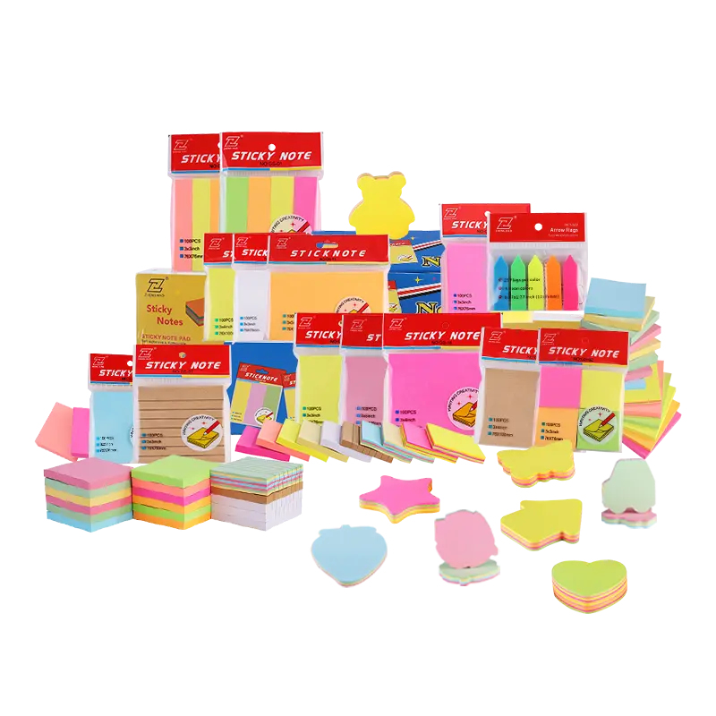 custom cute kawaii mini 3d sticky note memo pads