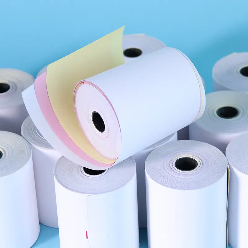 Ncr Paper Wholesale Printable Carbonless Blank Atm Receipt Roll
