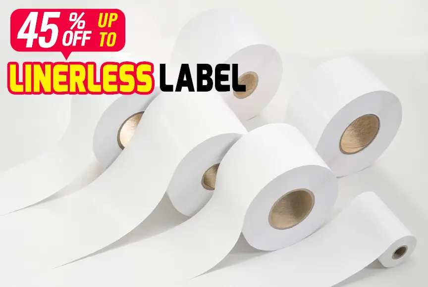 What are linerless labels?