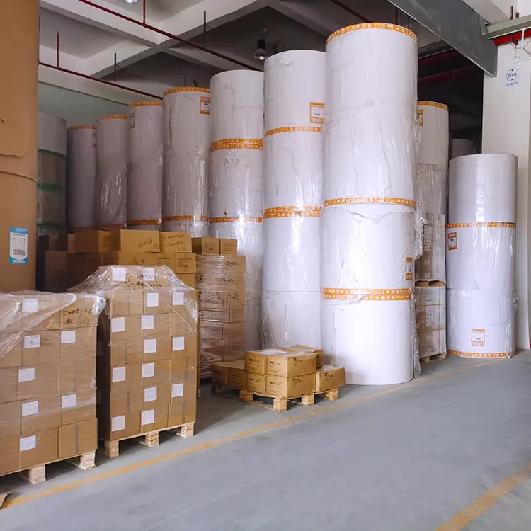 Good Quality Thermal Paper -
 Custom 405mm 640mm 880mm width thermal paper jumbo till roll – Sailing