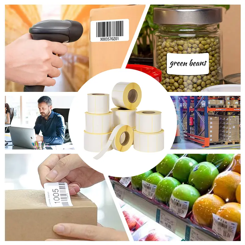 Direct Thermal Label Manufacturers 58X39 38X25 In Dubai