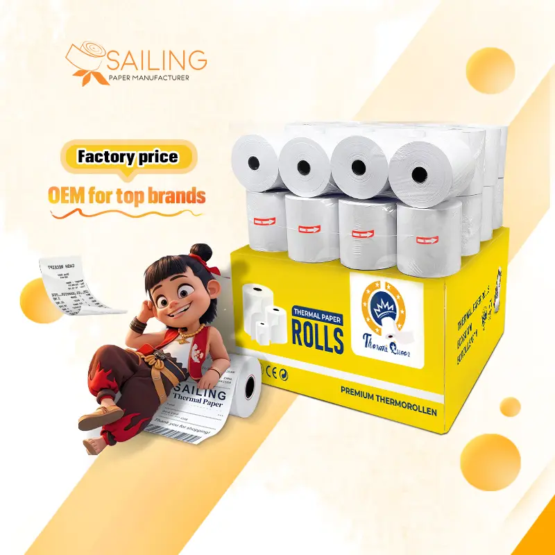Reciept Paper 3 1/8 X 230' 2 1 4 x 50 Thermal Paper 50 Rolls