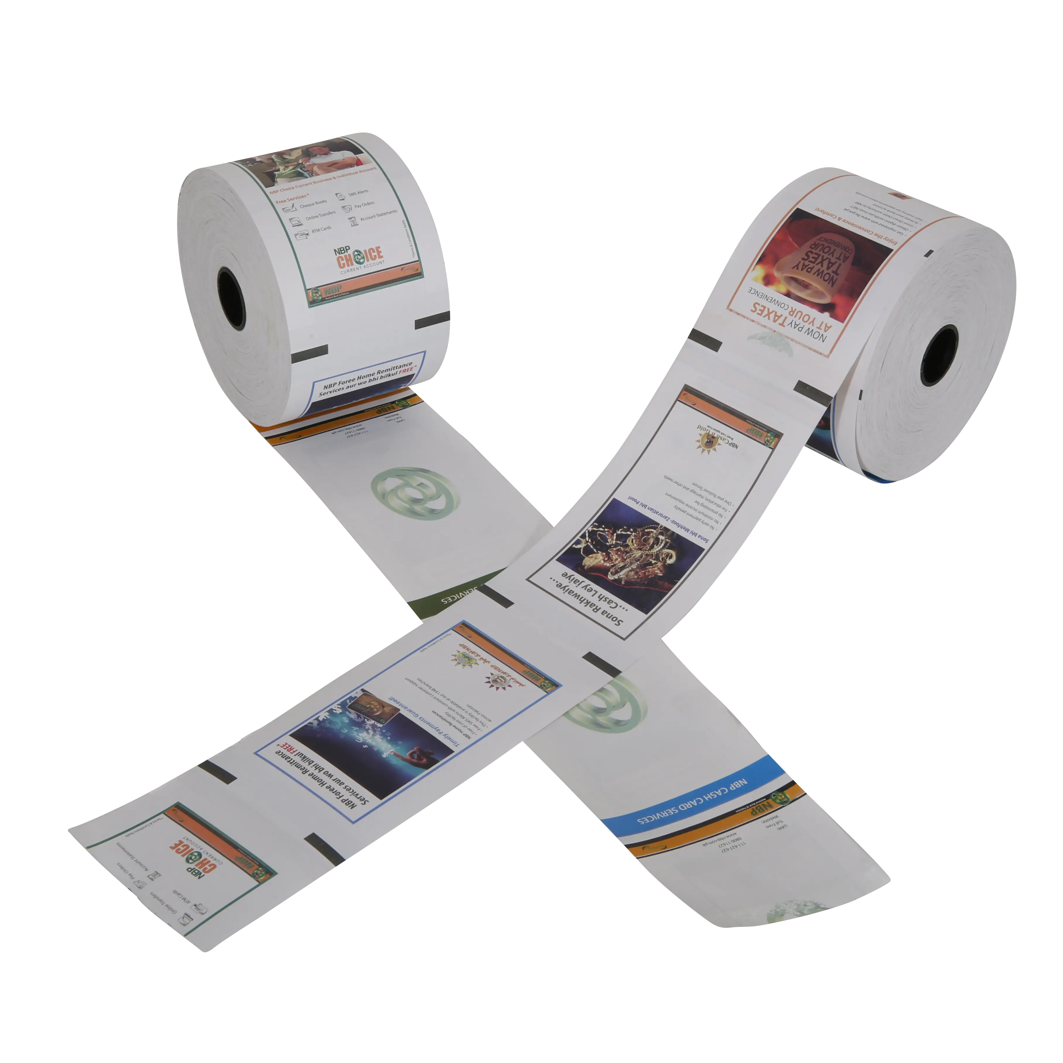 Best Price for Paper Thermal Roll -
 OEM 57mmx50mm 57mmx40mm pos atm cash register thermal paper rolls – Sailing