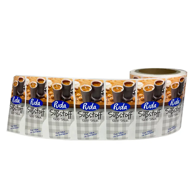Reliable Supplier Thank You Seal Label Sticker -
 Custom adhesive waterproof sticker roll printing bottle label – Sailing