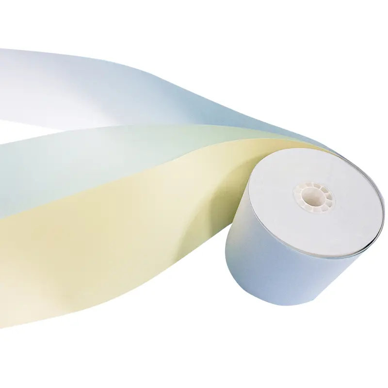 Cheap PriceList for Jumbo Thermal Paper Rolls -
 OEM 3 plys continuous computer form sheets ncr carbonless paper – Sailing